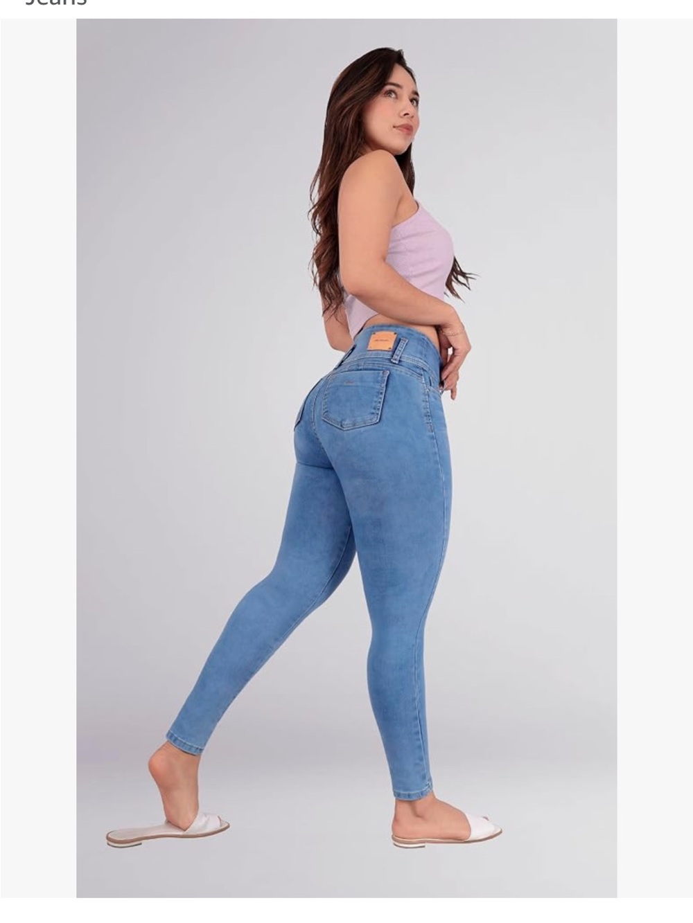 Sea Brazil Colombian Butt Lifting High Waisted Levanta Cola Skinny Jeans Size 7